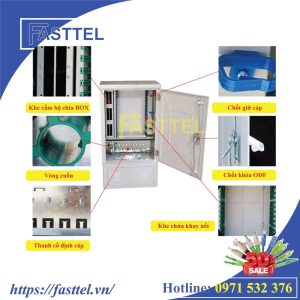 Tủ phối quang ODF ngoài trời 288FO dạng bệ